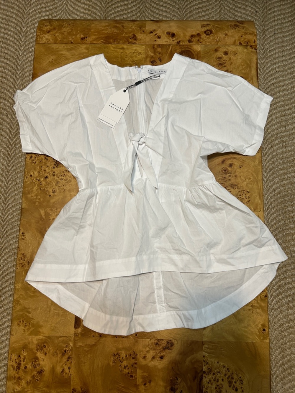 English Factory white top NWT